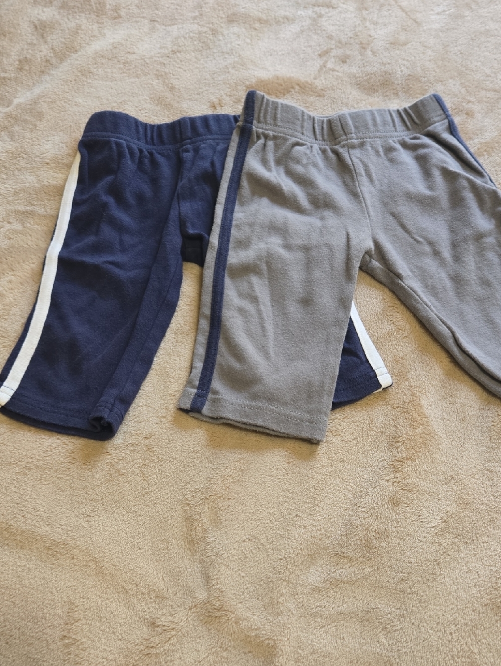 HB Infant Pull-On Pants - Navy and Gray